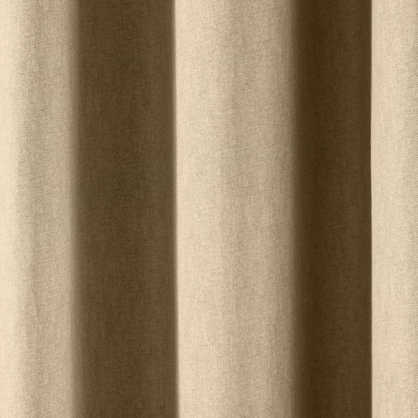 Cannes Pair of Eyelet Curtains by Fusion in Natural - Pair of Eyelet Curtains - Fusion