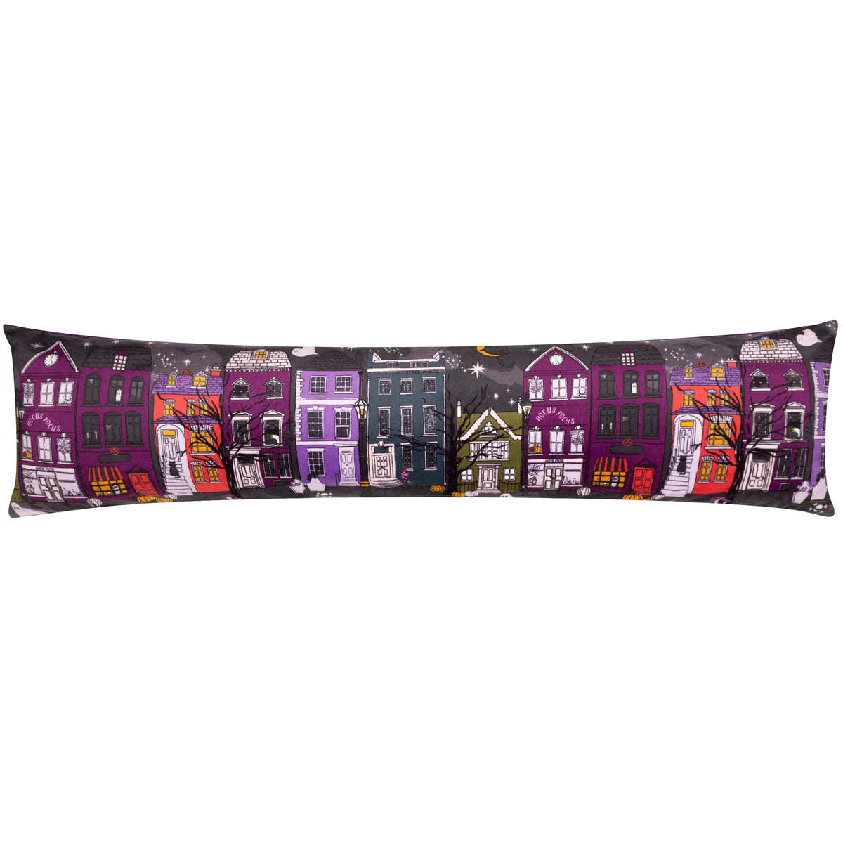 Furn Creepy Town Draught Excluder - Charcoal Black
