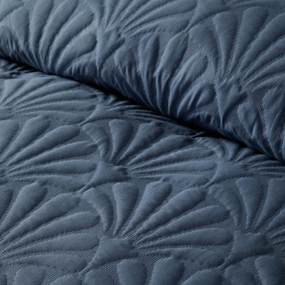 Cavali Duvet Cover Set by Serene in Dark Blue - Duvet Cover Set - Serene