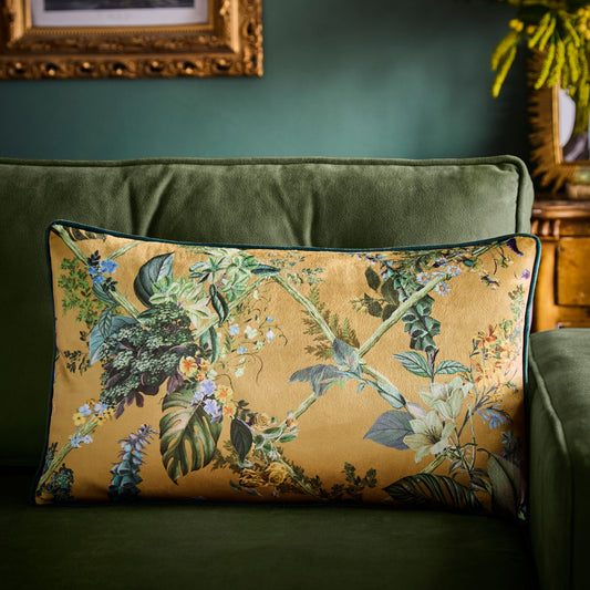 Laurence Llewelyn-Bowen Cotswold Fantasia Dawn Cushion - Gold