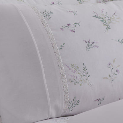 Chloe Duvet Cover Set by Dreams & Drapes Decorative in Lilac - Duvet Cover Set - Dreams & Drapes Decorative