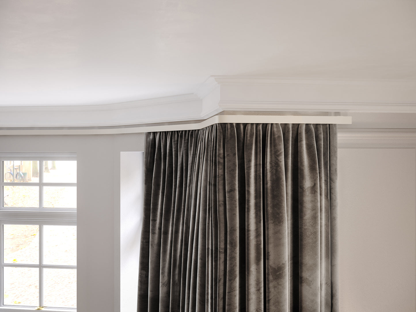 Speedy Contour Uncorded PVC Curtain Track
