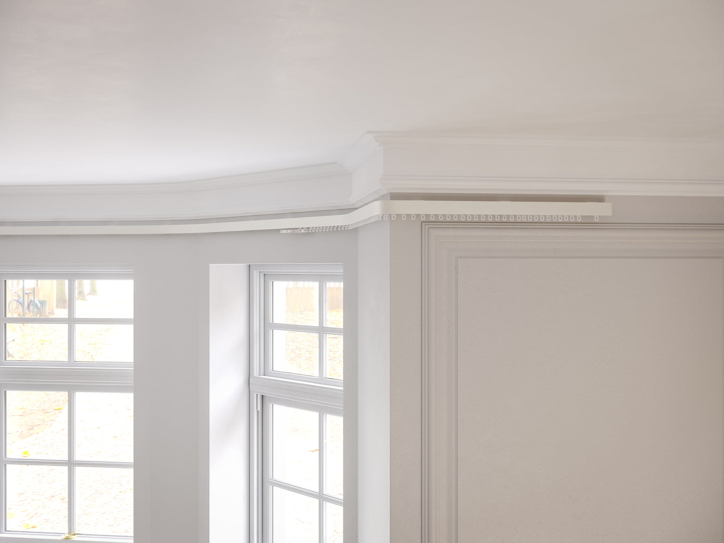 Speedy Contour Uncorded PVC Curtain Track