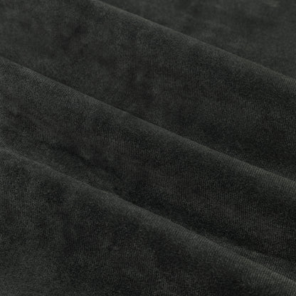Furn Ultimate Velvet Pencil Pleat Curtains - Black