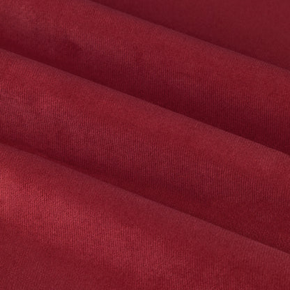 Furn Ultimate Velvet Pencil Pleat Curtains - Burgundy