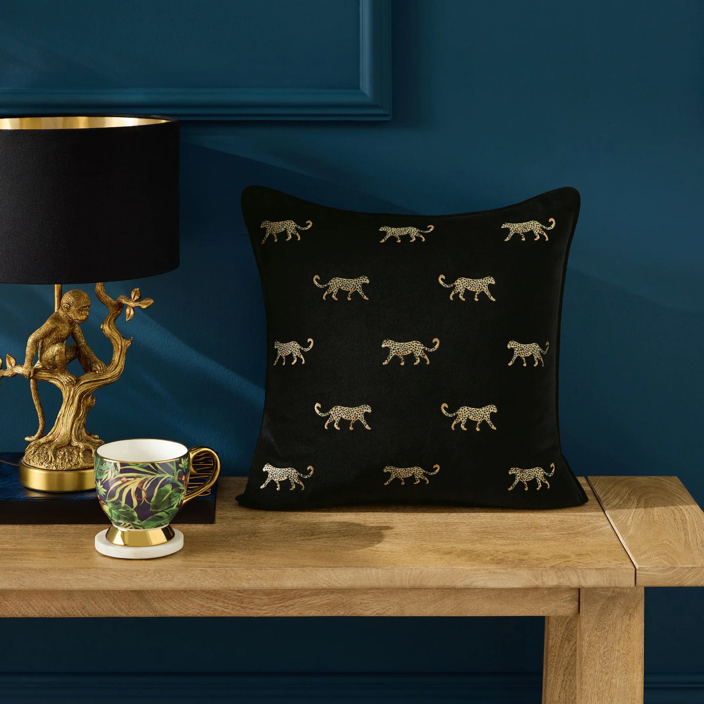Clarke & Clarke Duma Cushion - Noir