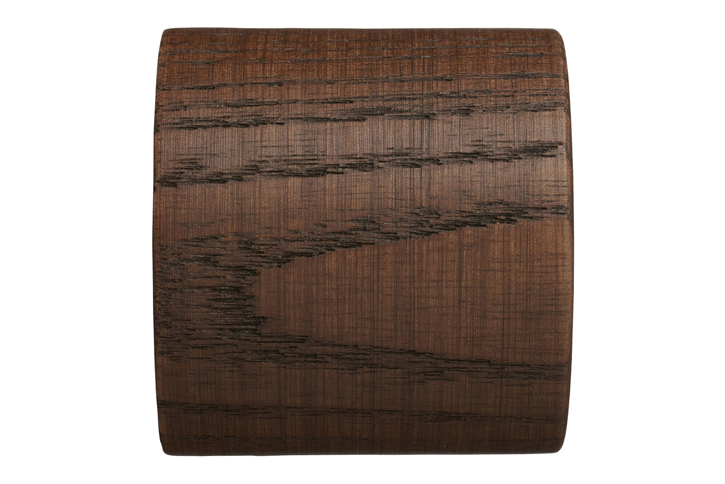 Hallis Eden 35mm End Cap Wooden Curtain Pole Finial - Cocoa