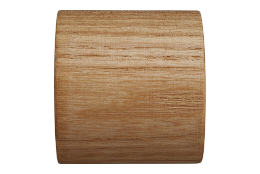 Hallis Eden 35mm End Cap Wooden Curtain Pole Finial - Natural Ash