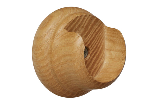 Hallis Eden 35mm Wooden Curtain Pole Recess Bracket - Natural Ash
