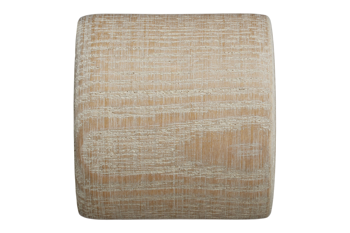 Hallis Eden 35mm End Cap Wooden Curtain Pole Finial - Oatmeal