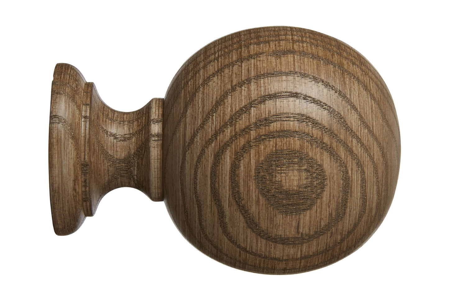 Hallis Eden 35mm Ball Wooden Curtain Pole Finial - Sisal