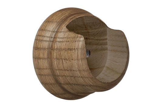 Hallis Eden 35mm Wooden Curtain Pole Recess Bracket - Sisal