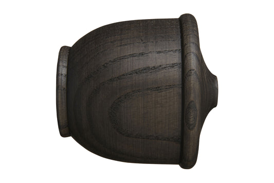 Hallis Eden 35mm Urn Wooden Curtain Pole Finial - Umber
