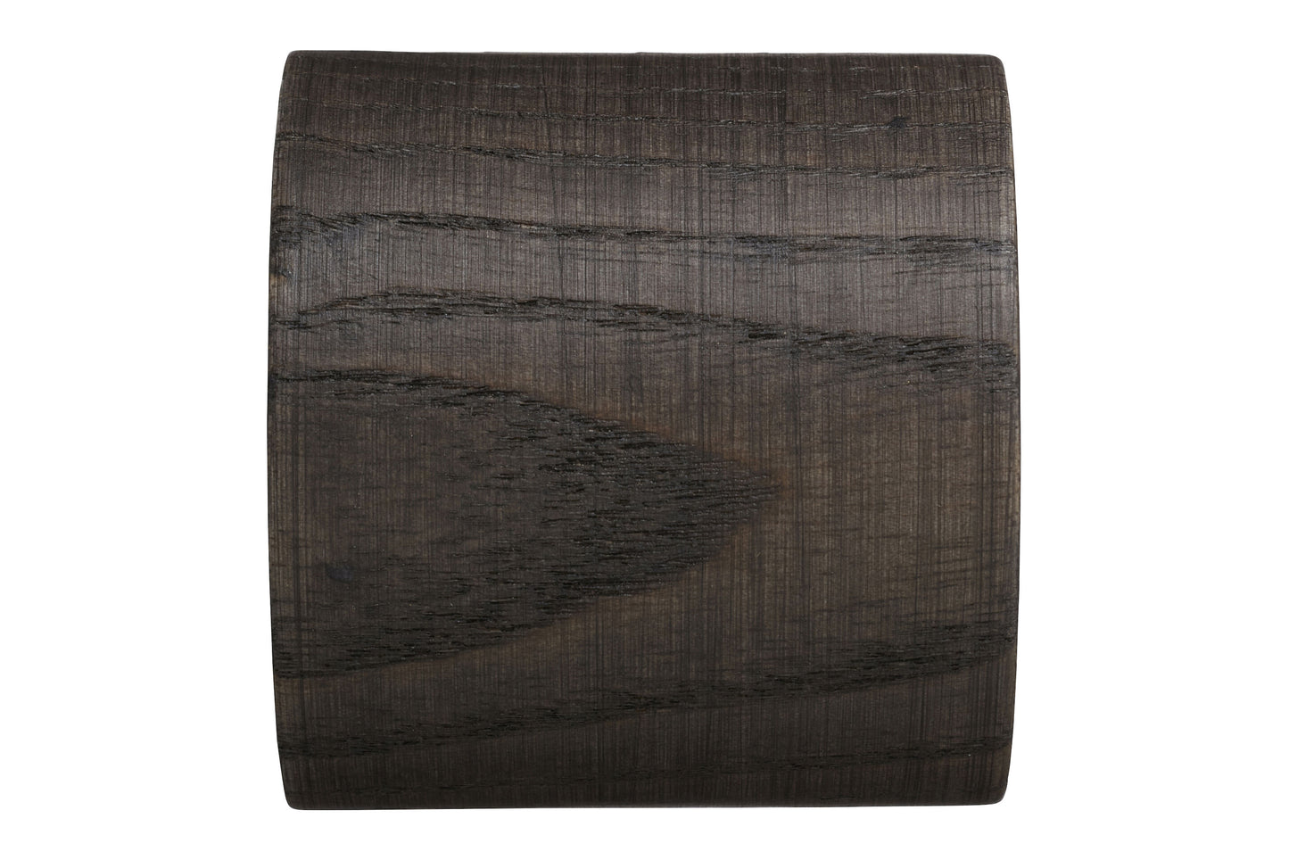 Hallis Eden 35mm End Cap Wooden Curtain Pole Finial - Umber