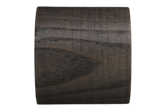 Hallis Eden 35mm End Cap Wooden Curtain Pole Finial - Umber