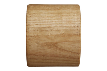 Hallis Eden 45mm End Cap Wooden Curtain Pole Finial - Natural Ash