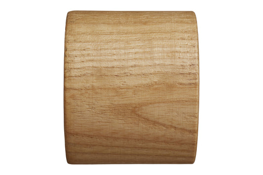 Hallis Eden 45mm End Cap Wooden Curtain Pole Finial - Natural Ash