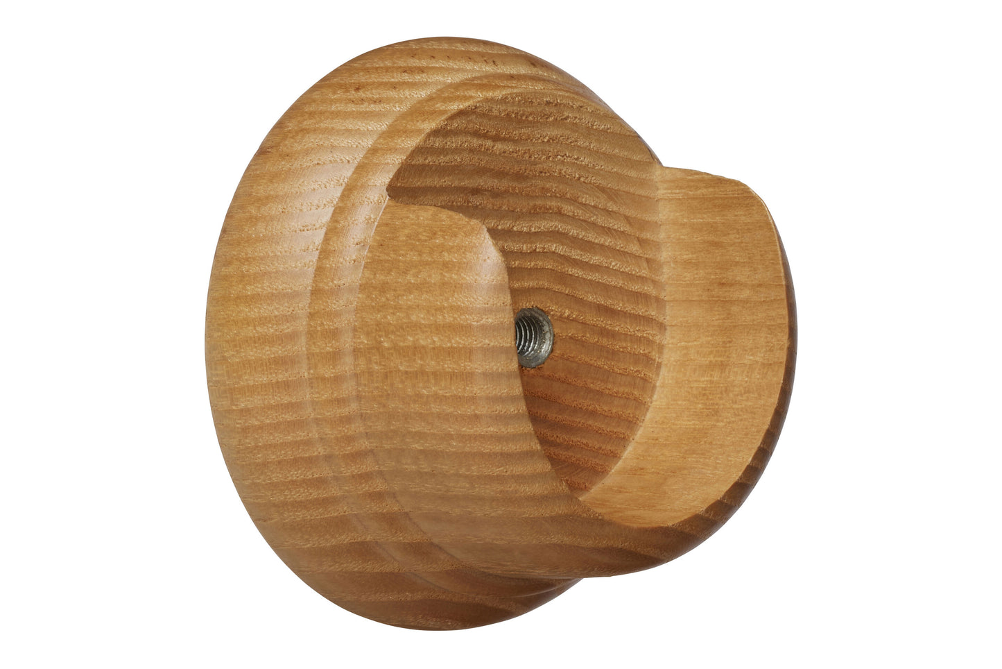Hallis Eden 45mm Wooden Curtain Pole Recess Bracket - Natural Ash