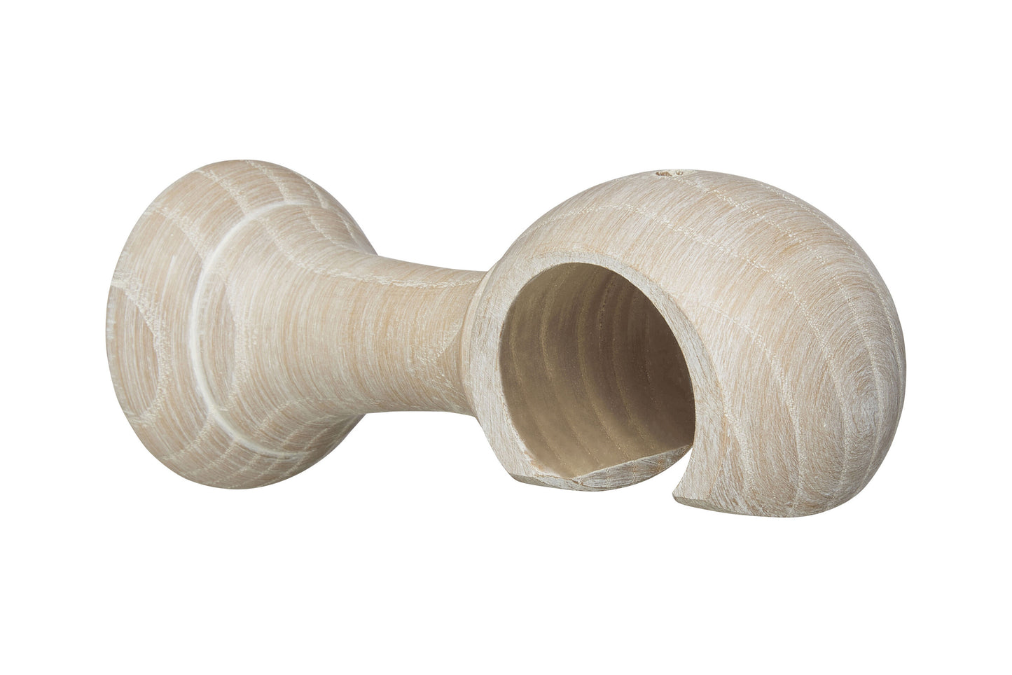 Hallis Eden 45mm Wooden Curtain Pole Clasp Bracket - Oatmeal
