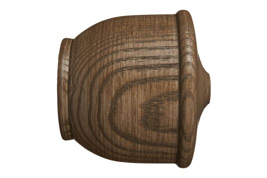 Hallis Eden 45mm Urn Wooden Curtain Pole Finial - Sisal
