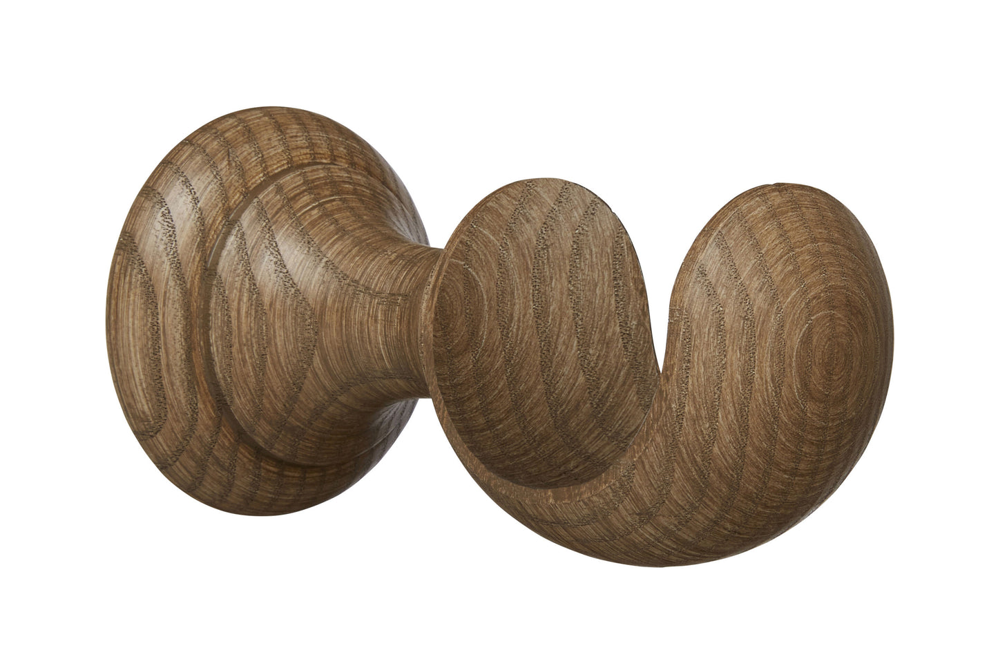 Hallis Eden 45mm Wooden Curtain Pole Cup Bracket - Sisal