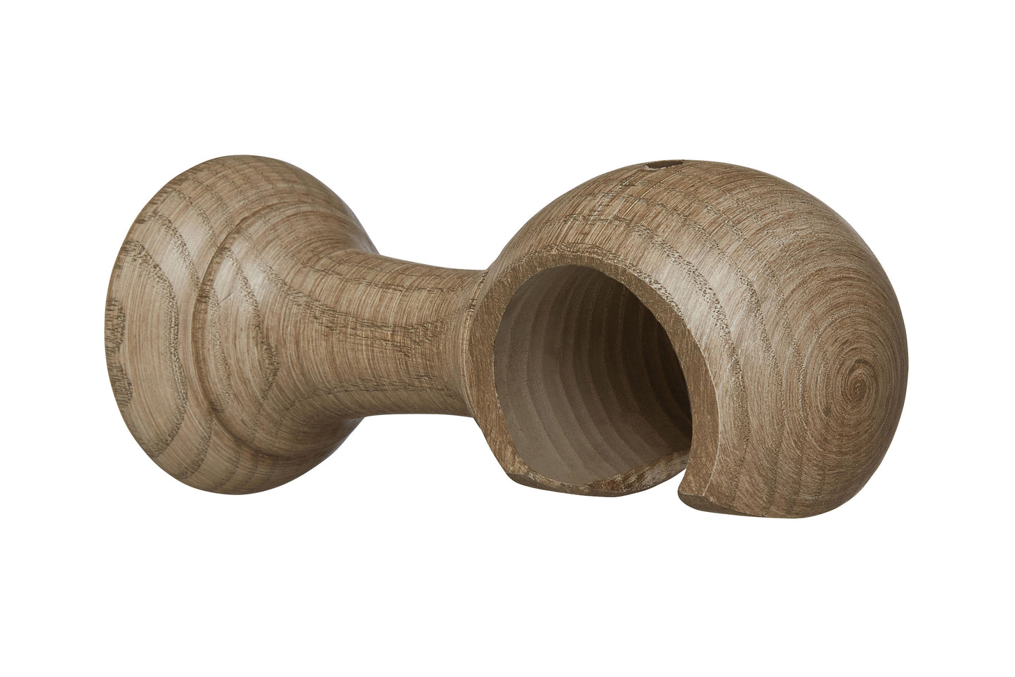 Hallis Eden 45mm Wooden Curtain Pole Clasp Bracket - Sisal