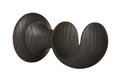 Hallis Eden 45mm Wooden Curtain Pole Cup Bracket - Umber