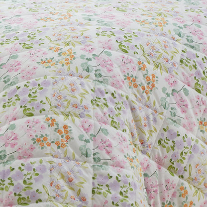 Edith Bedspread by Dreams & Drapes Design in Lilac 200cm X 230cm - Bedspread - Dreams & Drapes Design