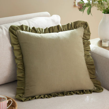 Wylder Effie Cushion - Sage/Green