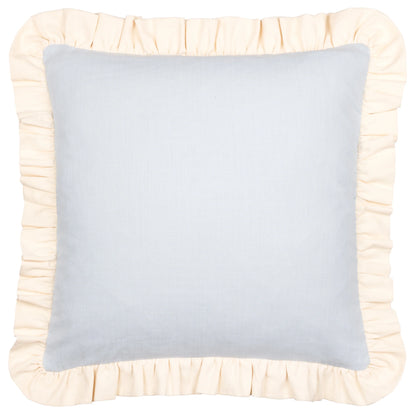 Wylder Effie Cushion - Sky Blue/Vintage Cream