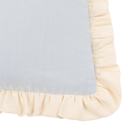 Wylder Effie Cushion - Sky Blue/Vintage Cream