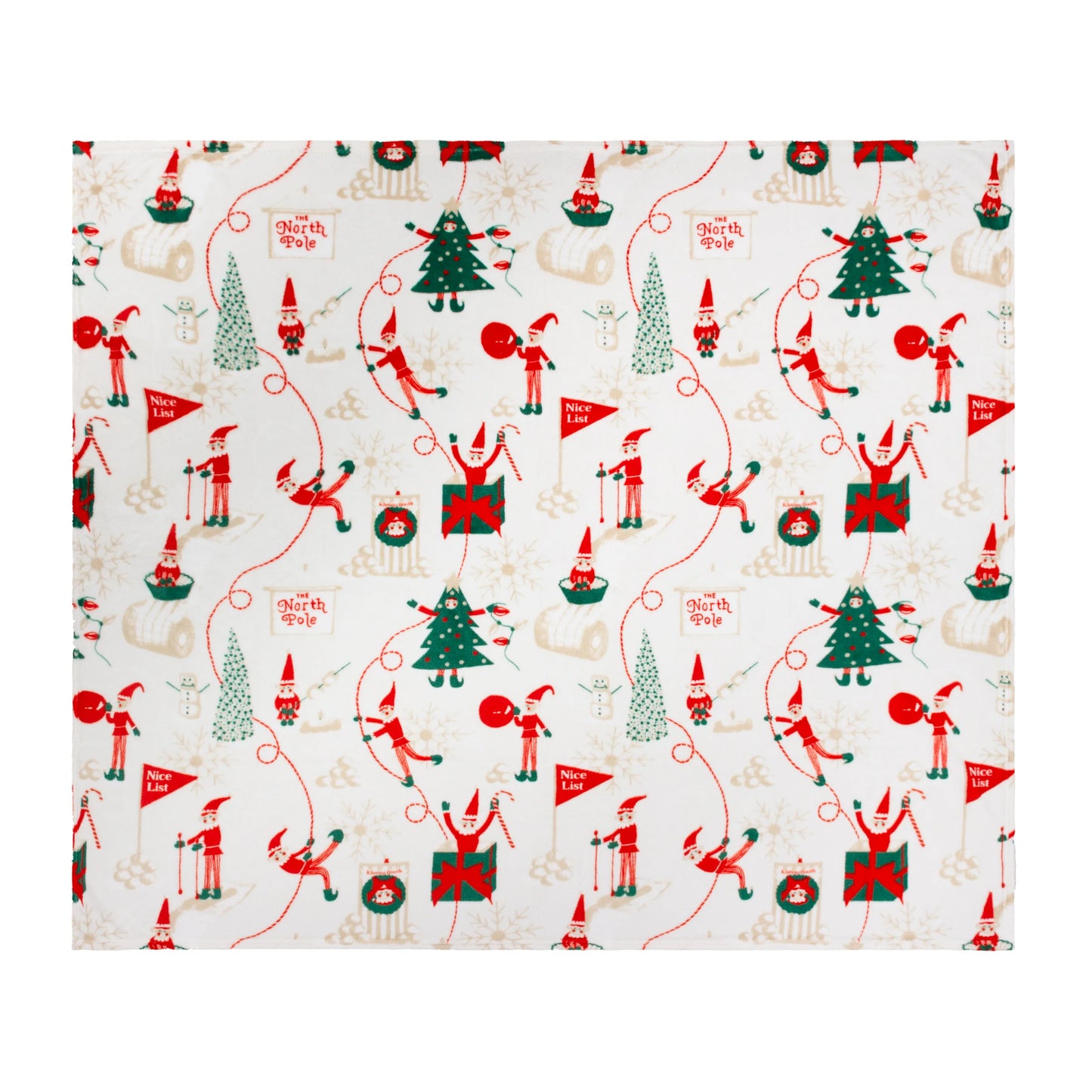 Duvet Day Elfie Throw - Cream/Mint
