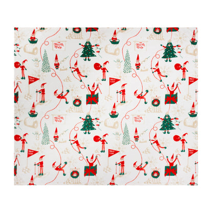 Duvet Day Elfie Throw - Cream/Mint