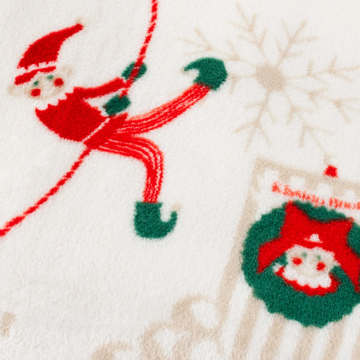 Duvet Day Elfie Throw - Cream/Mint