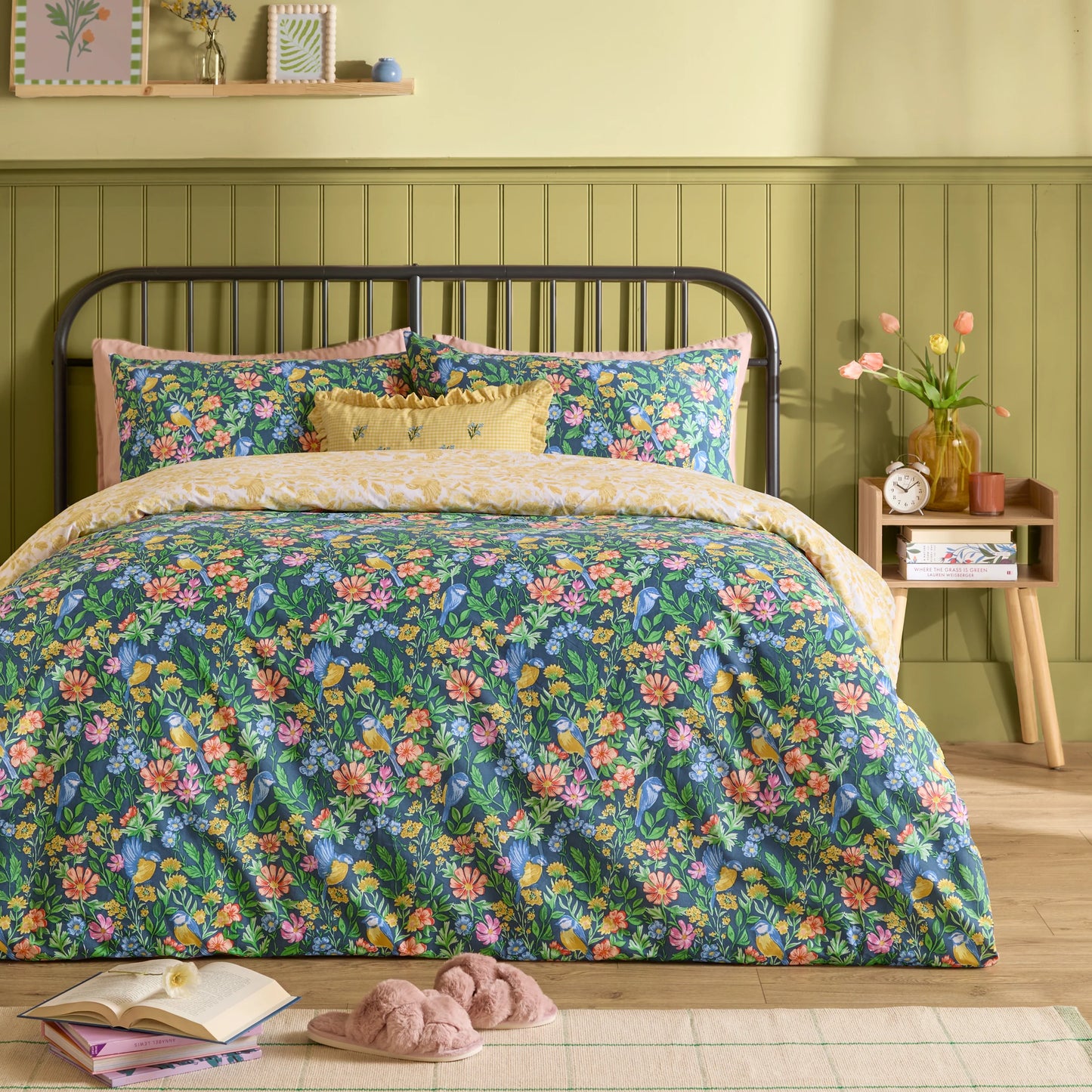Furn Emerie Duvet Cover Set - Navy