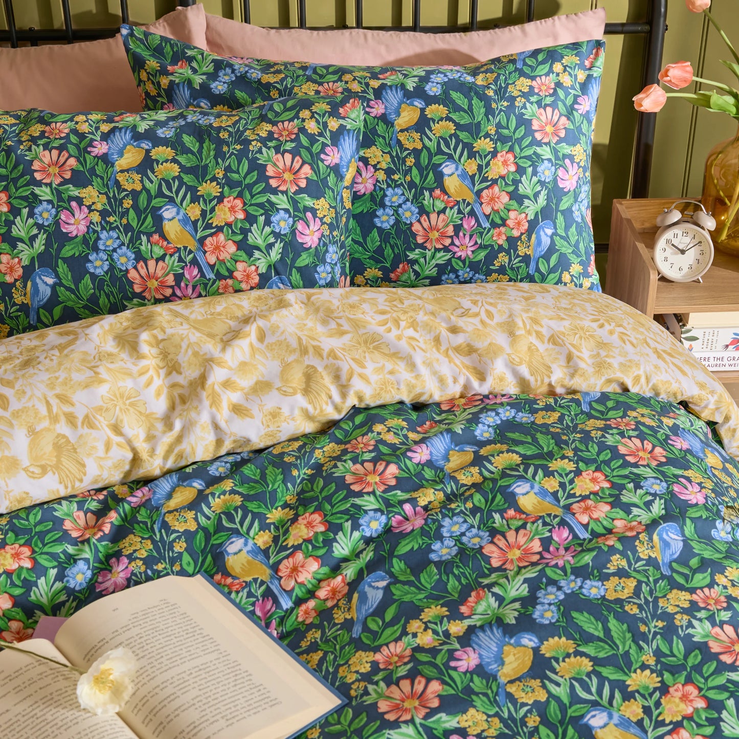 Furn Emerie Duvet Cover Set - Navy