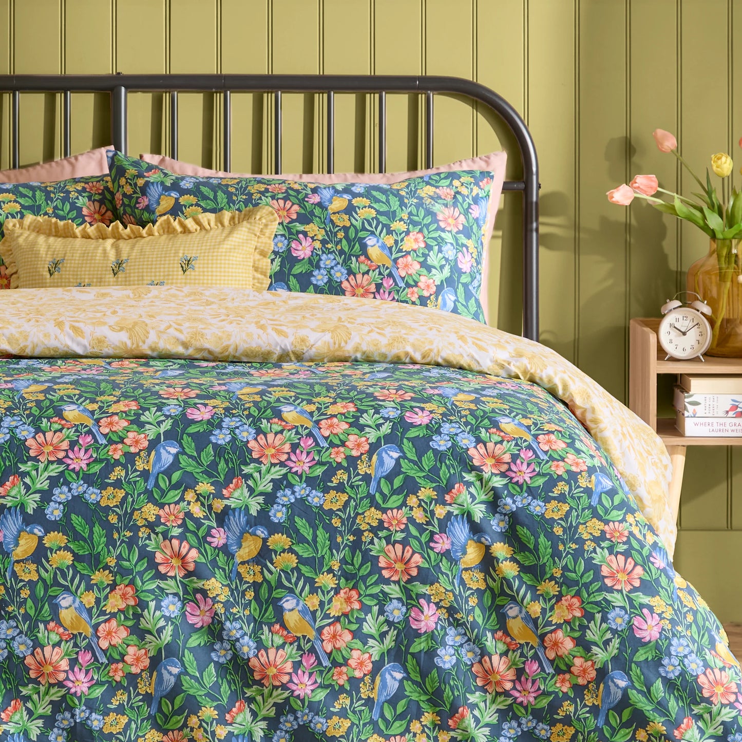 Furn Emerie Duvet Cover Set - Navy