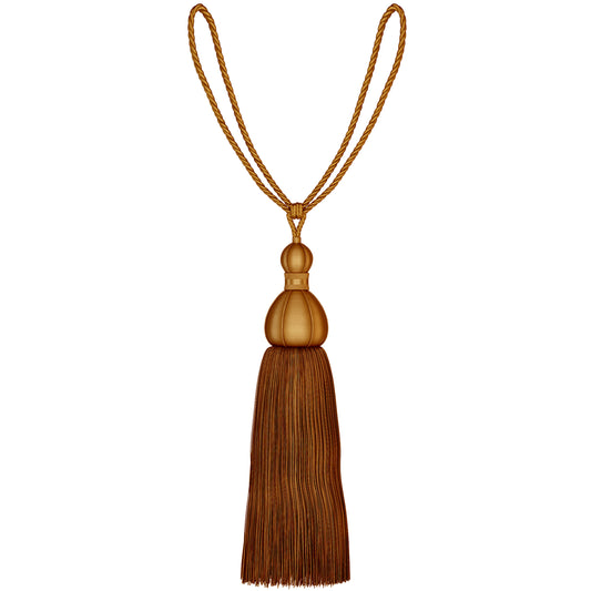 Speedy Ellie Tassel Tiebacks (Pair) - Burnt Orange
