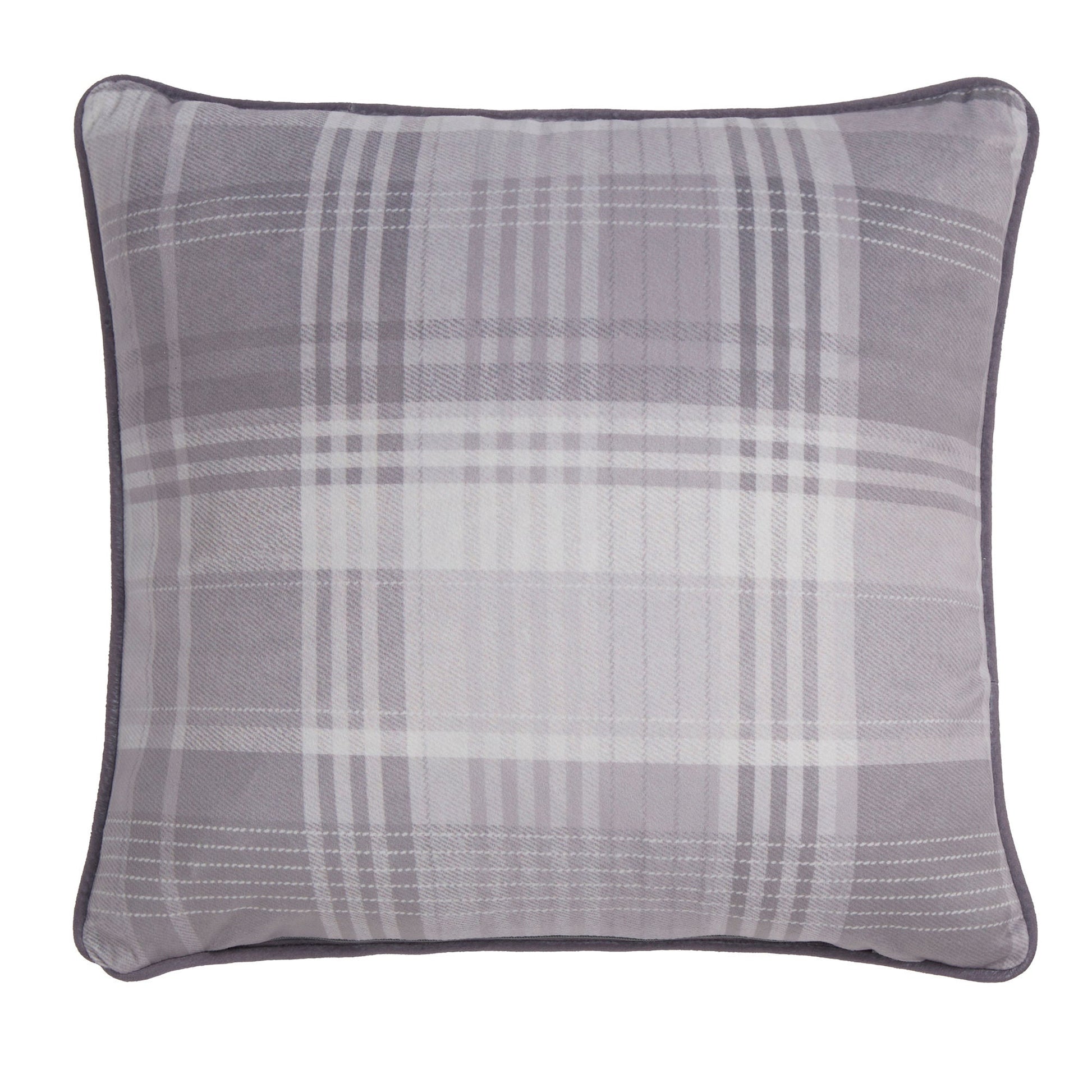 Forest Animals Cushion by Dreams & Drapes Lodge in Grey 43 x 43cm - Cushion - Dreams & Drapes Lodge