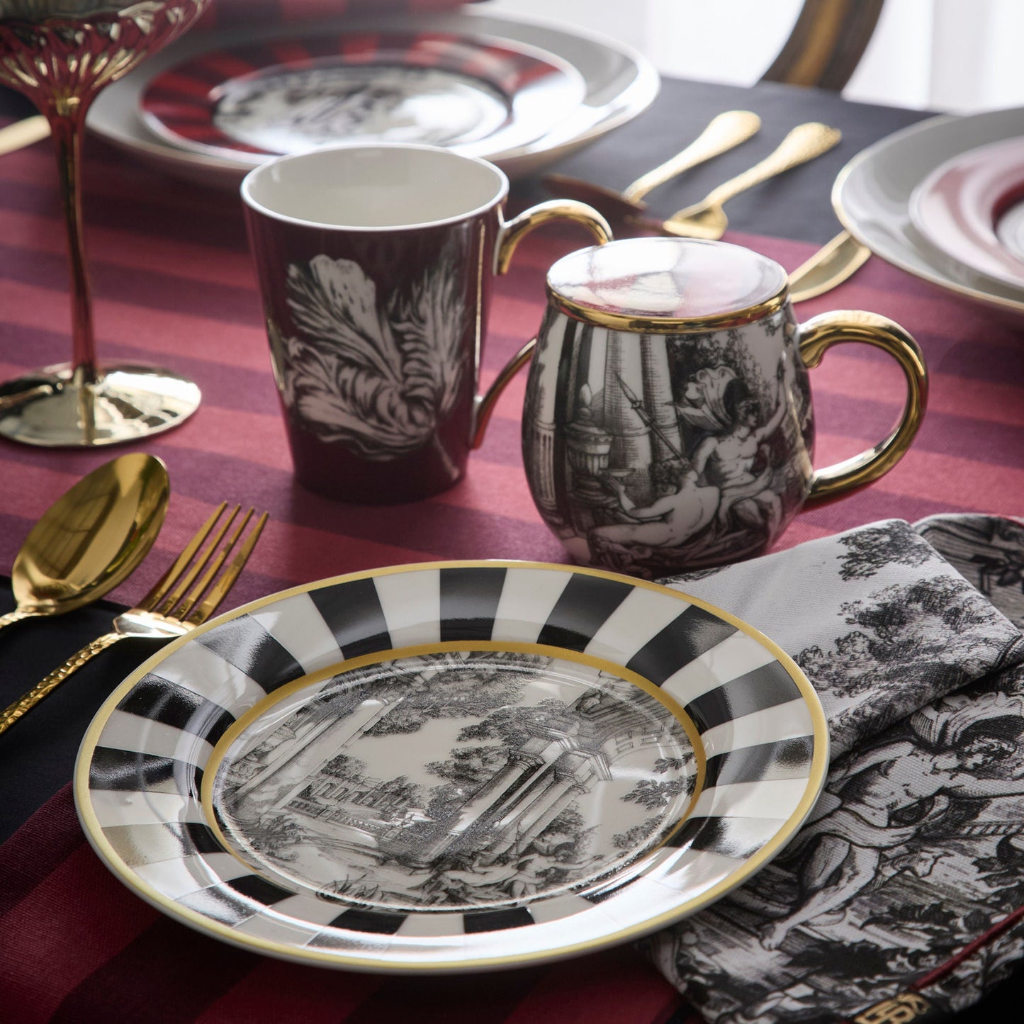 Laurence Llewelyn-Bowen Festivo Side Plate (4 Pack) - Multi