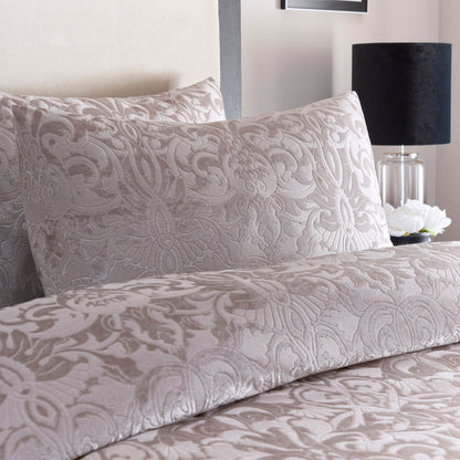Firenza Duvet Cover Set by Laurence Llewelyn-Bowen in Linen - Duvet Cover Set - Laurence Llewelyn-Bowen