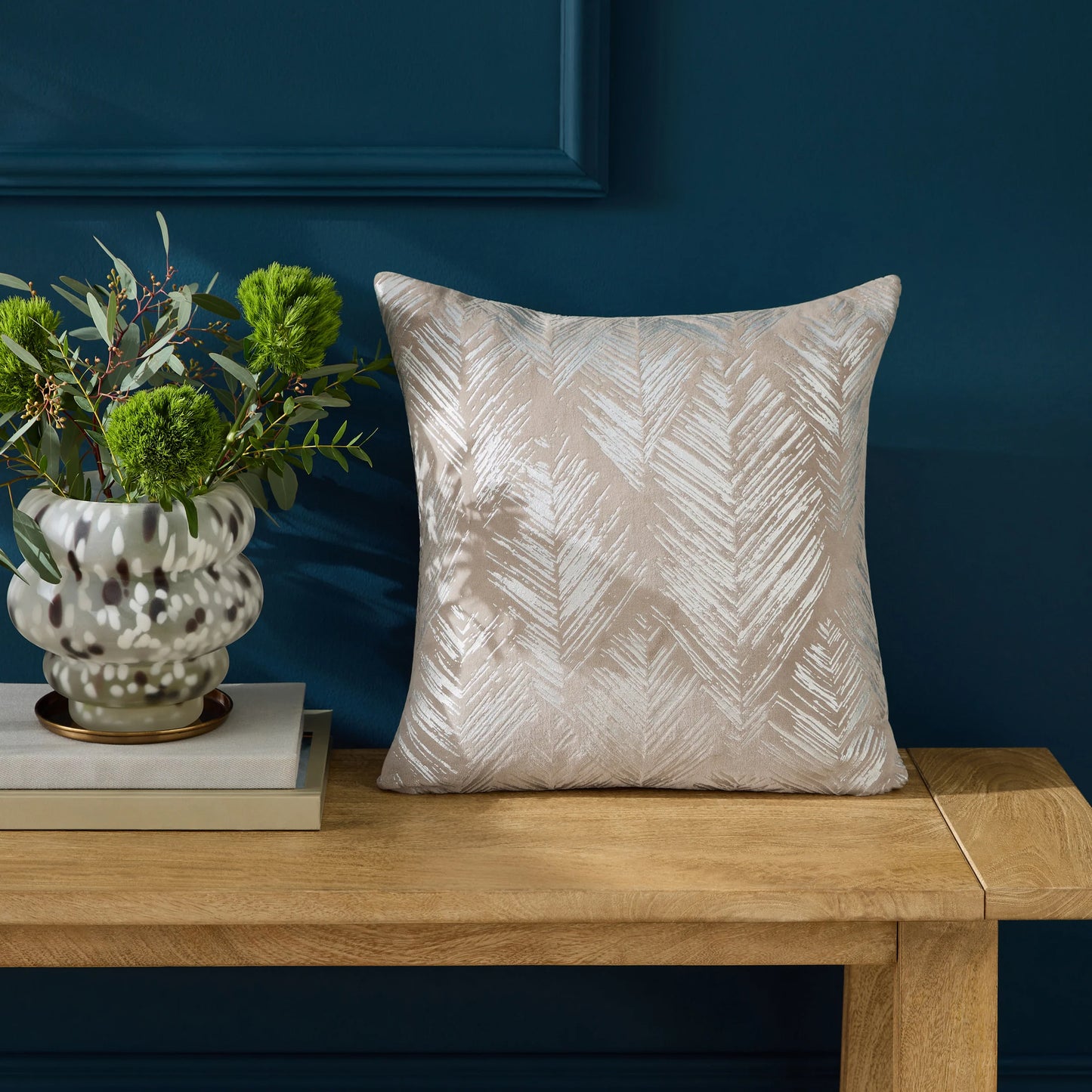 Clarke & Clarke Folius Cushion - Silver