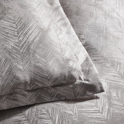 Clarke & Clarke Folius Duvet Cover Set - Silver