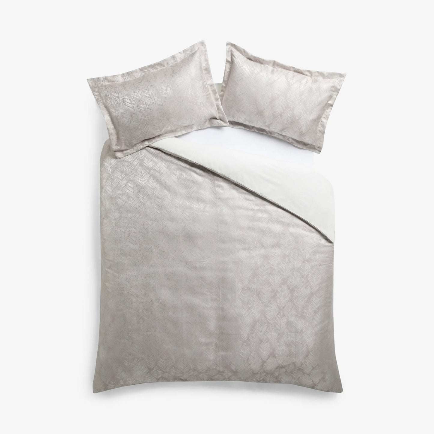 Clarke & Clarke Folius Duvet Cover Set - Silver