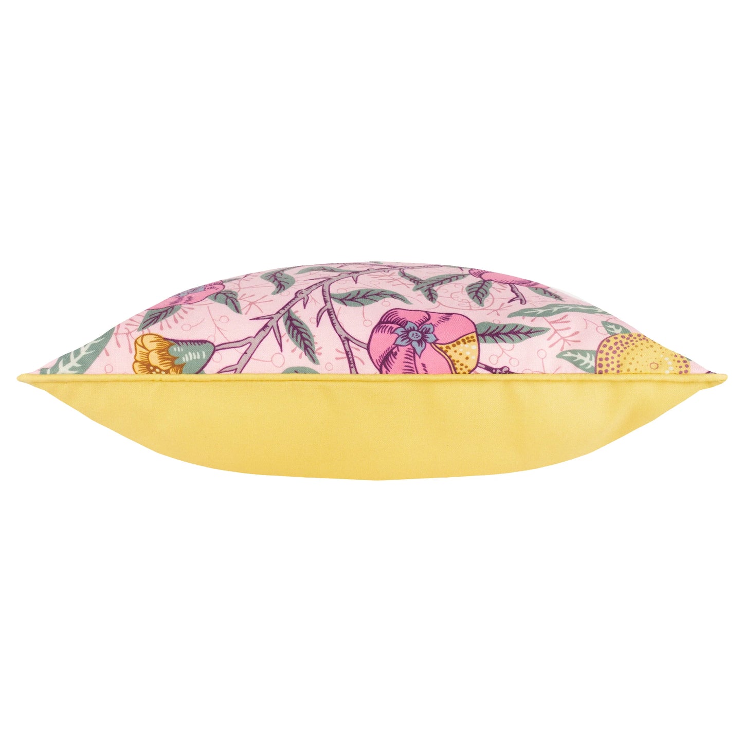 Morris & Co Fruits Outdoor Cushion - Pink/Lemon