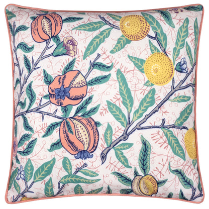 Morris & Co Fruits Outdoor Cushion - Coral/Lemon