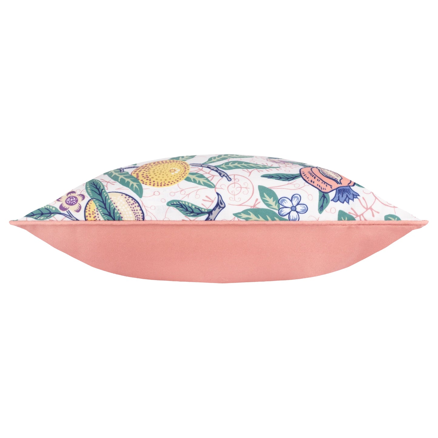 Morris & Co Fruits Outdoor Cushion - Coral/Lemon
