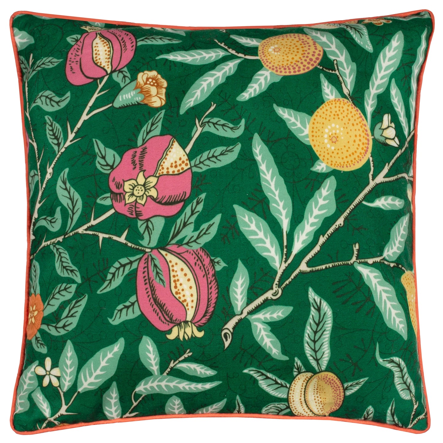 Morris & Co Fruits Outdoor Cushion - Green/Lemon