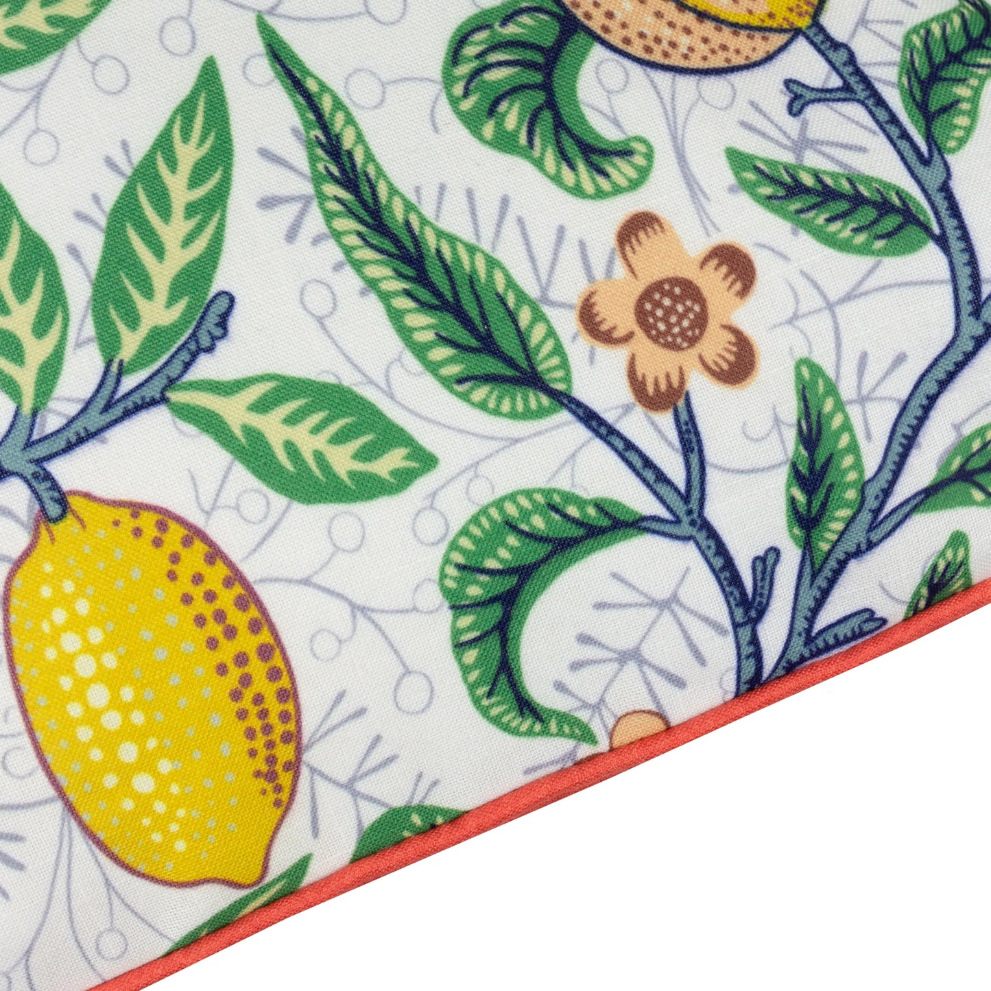 Morris & Co Fruits Outdoor Cushion - Yellow/Tomato Red