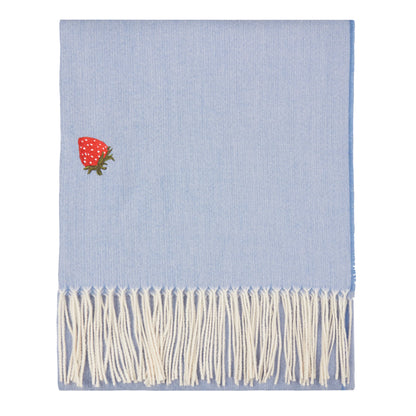 Furn Fruits Throw - Berry Sweet Blue
